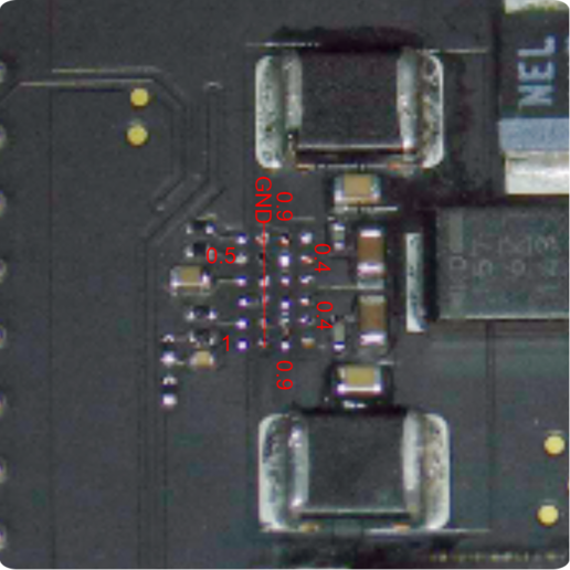 A2442 TPS62180 ELC180 - SSD corner Side - diode-measurements